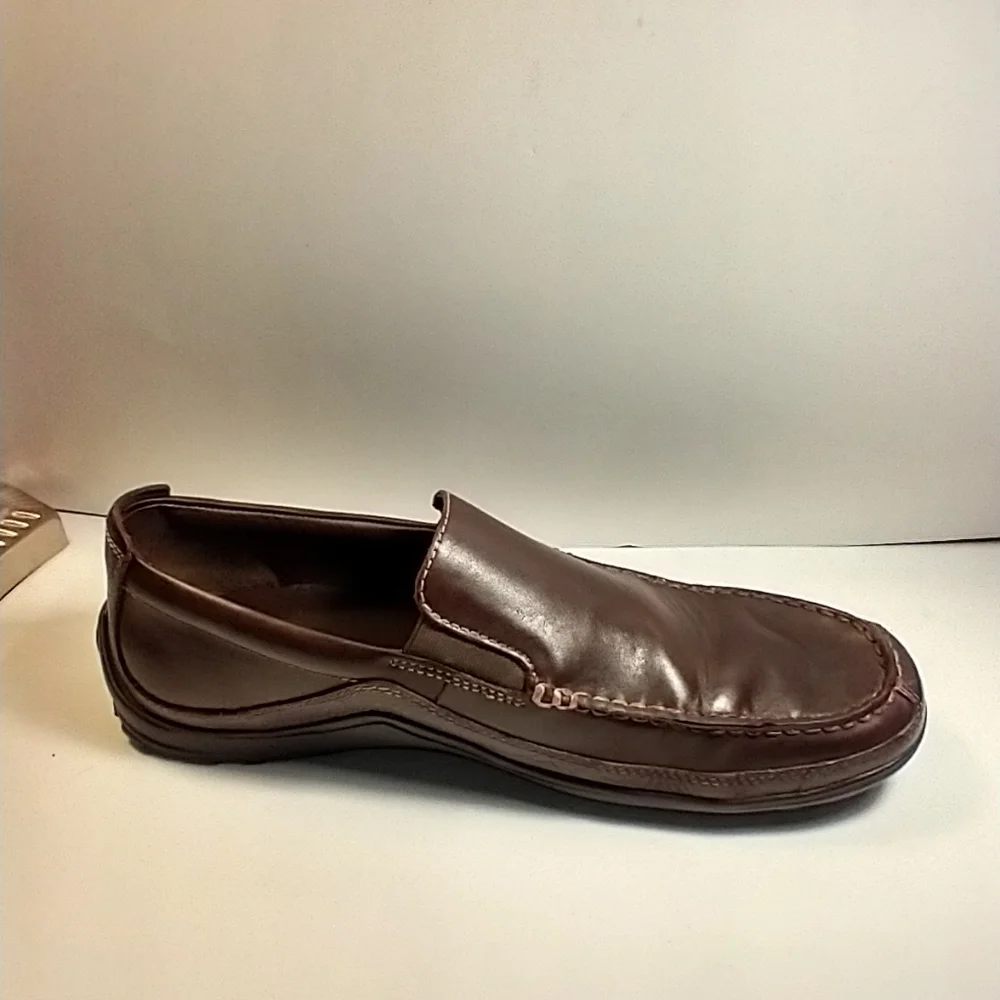 Cole Haan Tucker Venetian Brown Leather Slip On Loafers Men's sz 11M